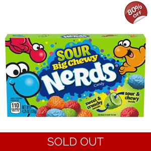 Sour Big Chewy Nerds Candy Sweets - 120g Theatre Box